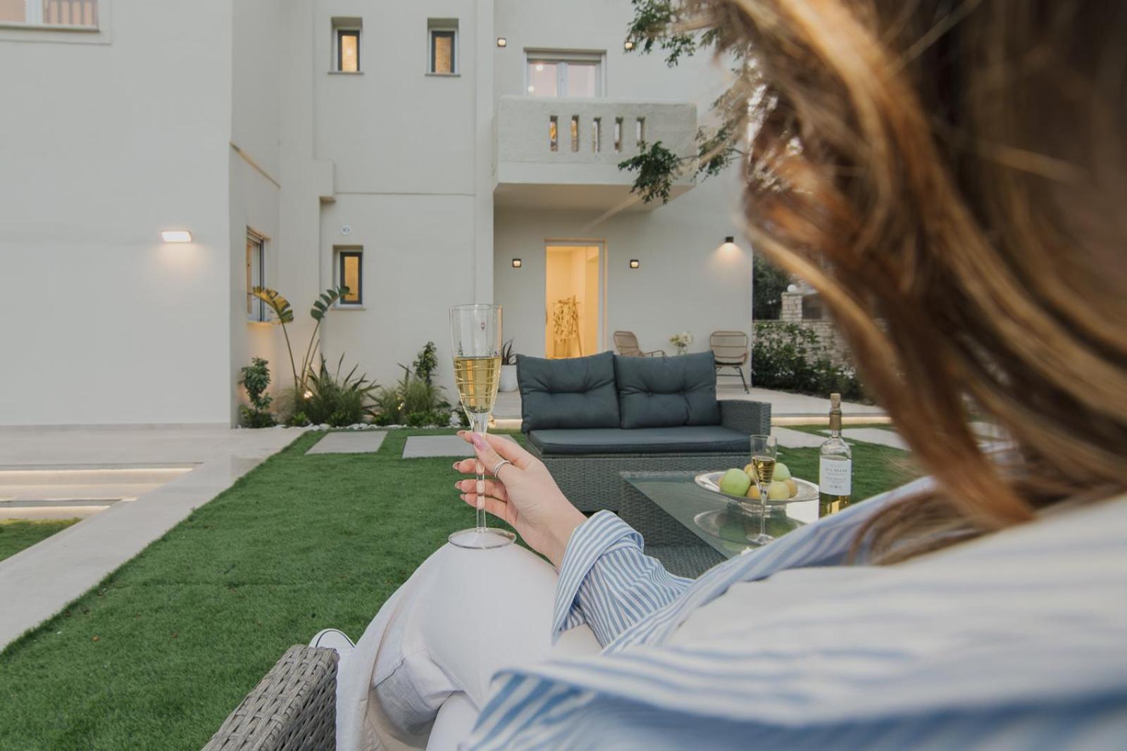 Le Jardin Apartments Kampos Marathokampou Экстерьер фото